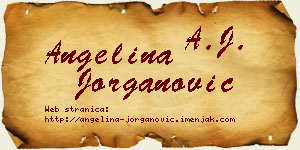 Angelina Jorganović vizit kartica